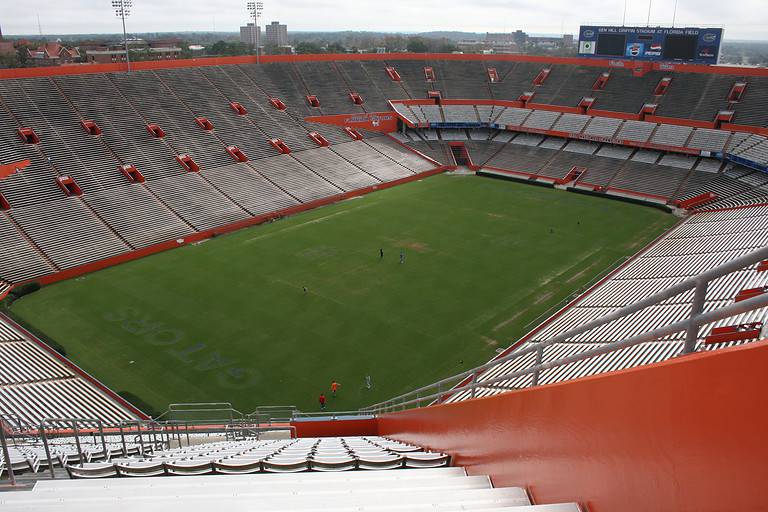 Ben Hill Griffin Stadium has a capacity of 88,548 ©CC BY-SA 2.5 – License