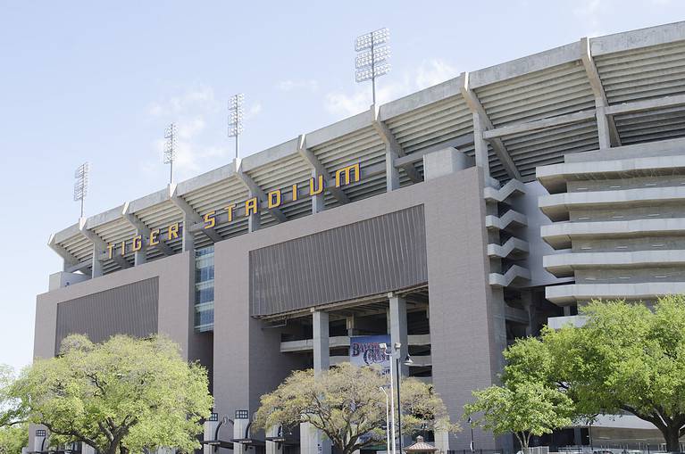 Tiger Stadium Louisiana Tiger Stadium is the home of the LSU Tigers football team ©CC BY 3.0 – License
