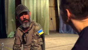 Andy Drueke, who was captured by Russian forces and rescued last year, is back in Ukraine to help with the war effort. Kuba Kaminski/ABC News