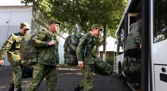 Russian recruits take a bus near a military recruitment center in Krasnodar, Russia, Sunday, Sept. 25, 2022.AP Photo, File