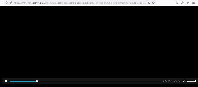 The audio player narrates one of the audiobooks.  Screenshot by Lance Whitney/ZDNET