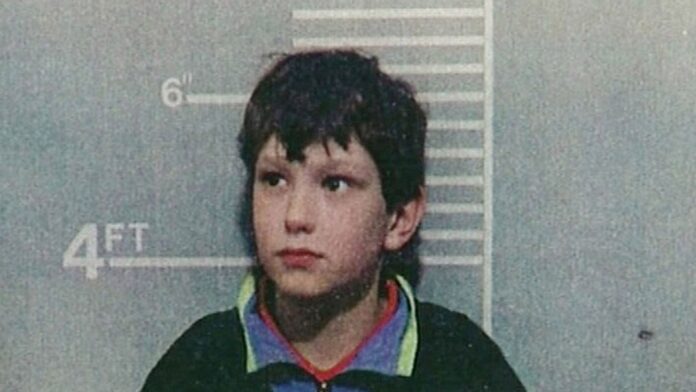 Jon Venables, aged 10, poses for a mugshot on 20 February 1993