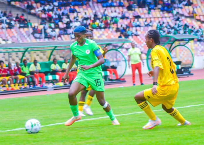 Nigeria dominated proceedings on the day and could have scored more. X@NGSuper_Falcons