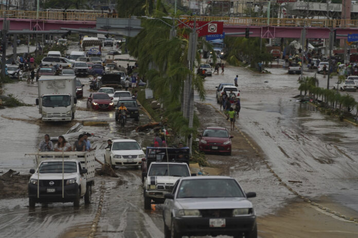Hurricane Otis left a trail of destruction in Acapulco after coming ashore as a Category 5 storm. (AP pic)