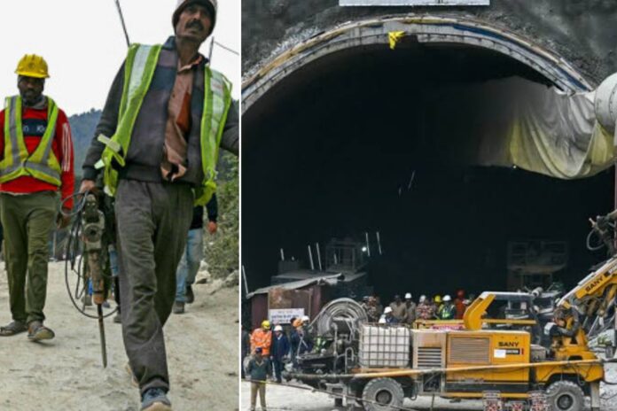 Silkyara tunnel in the Uttarkashi district of India's Uttarakhand state. Photo Credit: AFP