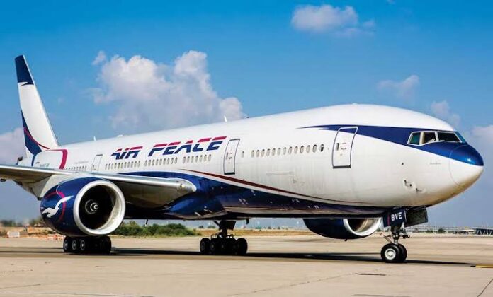 An Air Peace aircraft