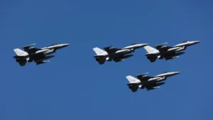 The United States has said that it will begin flight training for Ukrainian pilots on F-16 fighter jets. Anadolu Agency | Getty Images