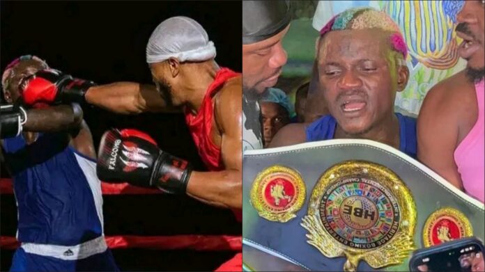 Portable fears loosing his boxing belt to Charles Okocha