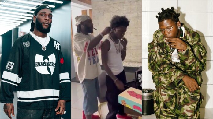 Burna Boy and Seyi Vibez/INSTAGRAM