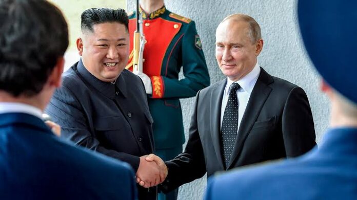 Vladimir Putin is a wanted man by the West in theory - but has received red-carpet welcomes abroad, including meeting Kim Jong Un