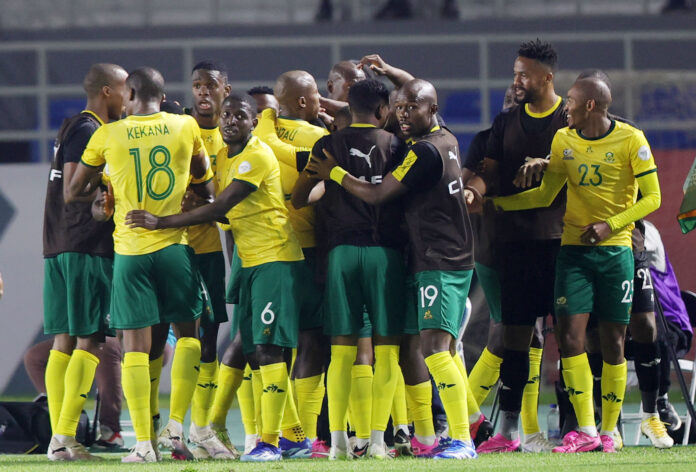 AFCON 2023; Themba Zwane nets brace as South Africa wallop Namibia 4-0 in Group E clash