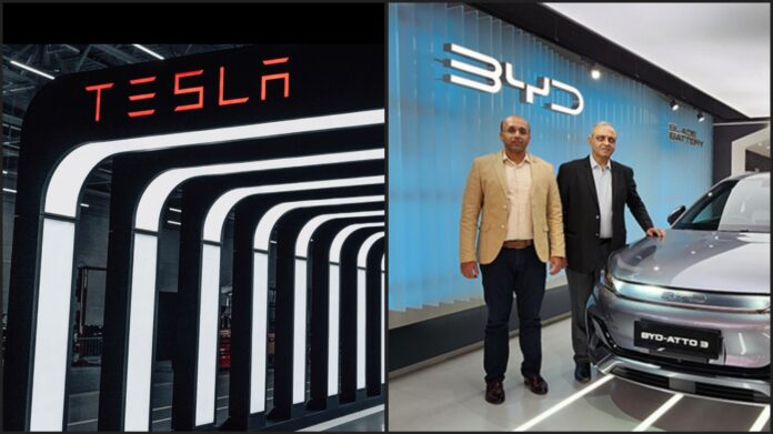 A senior executive at BYD Co. has stoked the Chinese automaker’s rivalry with Tesla Inc., warning Elon Musk that he’ll face challenges in intelligent driving systems.