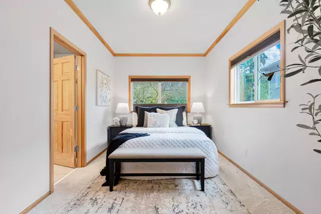 It has three bedrooms...