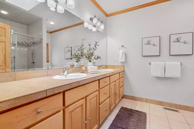 ...and two bathrooms.