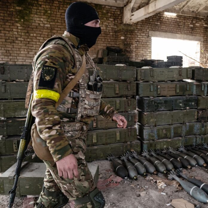 A former Russian base in the Kherson region of southern Ukraine was filled in November with mortar rounds, ammunition and discarded Russian uniforms.Credit...