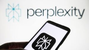 Perplexity AI logo is seen on a smartphone screen. (Photo Illustration by Pavlo Gonchar/SOPA Images/LightRocket via Getty Images)