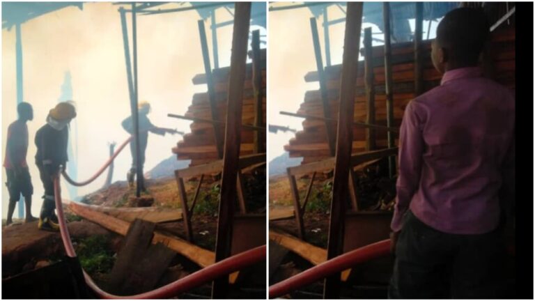 Fire Razes Goods Worth Millions Of Naira Destroyed In Nnewi Timber Market