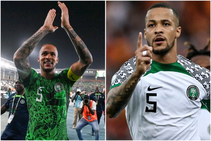 Williams Troost-Ekong at 2023 AFCON