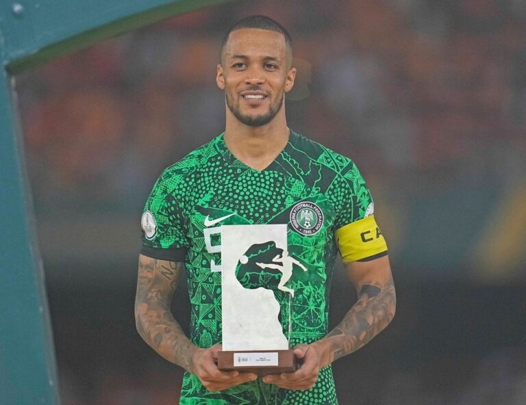 AFCON: Troost-Ekong Wins Player of the Tournament – FULL LIST