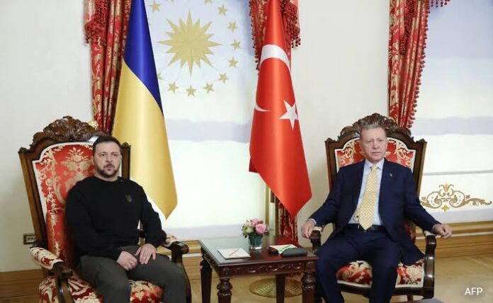Erdogan on Friday said Turkey was ready to host peace talks between Russia and Ukraine.