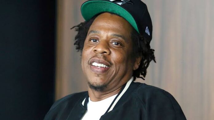 FILE - Jay-Z appears during a news conference announcing the launch of Dream Chasers record label in joint venture with Roc Nation in New York on July 23, 2019. Jay-Z ’s annual Made in America festival, held in Philadelphia over Labor Day weekend, has been canceled for a second year in a row.(Photo by Greg Allen/Invision/AP, File)