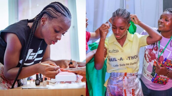 GWR: Nigerian lady completes 72-hour nail painting marathon in Plateau