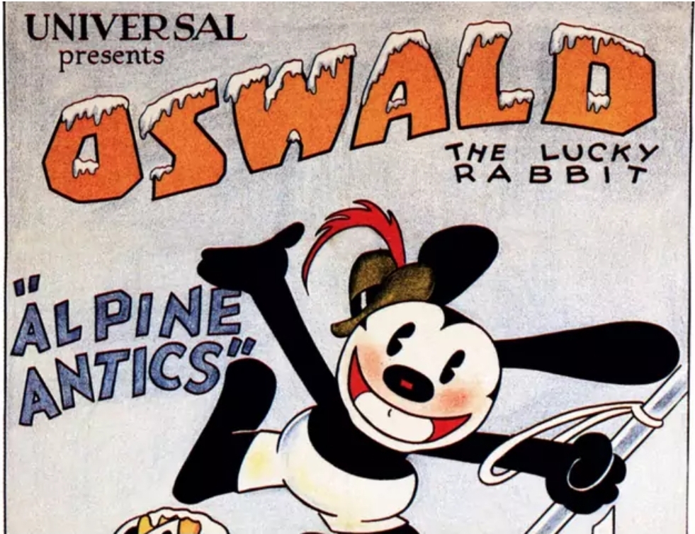 Oswald the Lucky Rabbit was Disney's first cartoon, not Mickey Mouse.