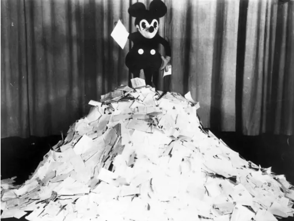 Mickey Mouse was originally called Mortimer Mouse until Walt's wife, Lillian, convinced him to change it.