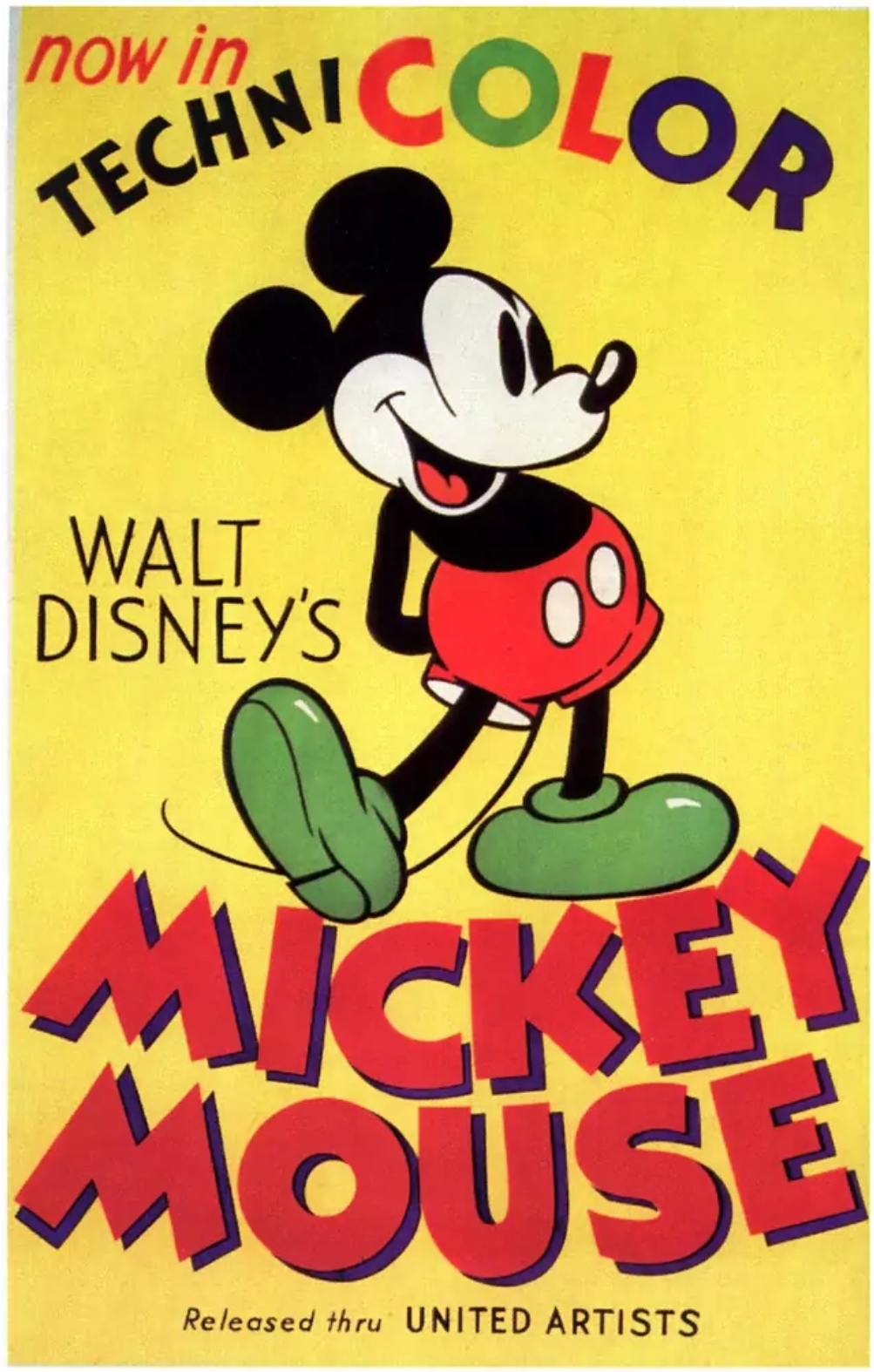 At one time, Disney was the only person who was allowed to make a cartoon in full Technicolor.