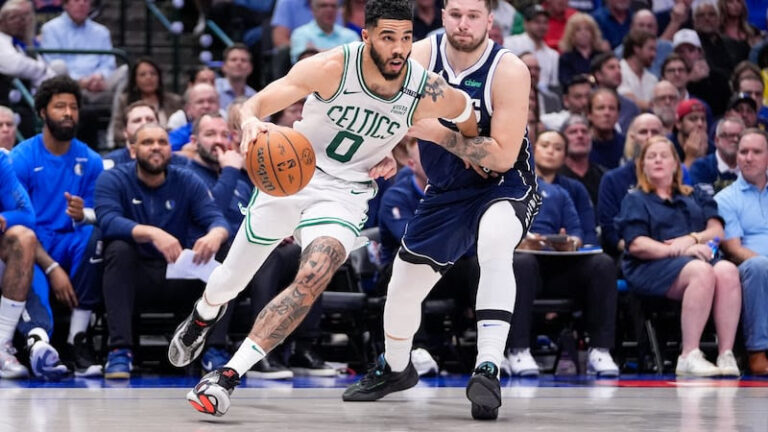 Tatum, Brown Help Celtics Hold Off huge Dallas Rally for 106-99 win, 3-0 Lead in NBA Finals
