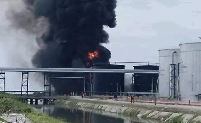 Fire guts section of Dangote Refinery in Lagos