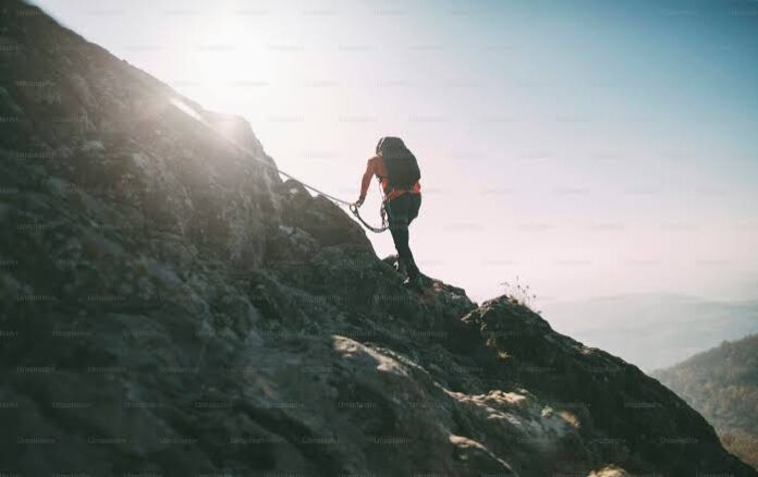 Mountaineer used to illustrate the story 