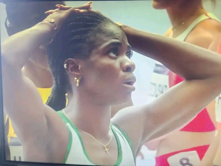 BREAKING: Amusan Crashes Out, Finishing 3rd in Olympics Women’s 100m Hurdles Semis