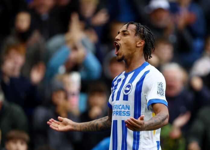 Joao Pedro celebrates his late winner [Matthew Childs/Action Images via Reuters]