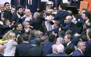 Lawmakers Exchange Blows During Heated Debate, Leave Bloodstains In Chambers In Turkey