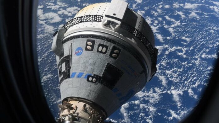 Boeing's uncrewed Starliner spacecraft successfully reaches the International Space Station on May 20, 2022. Credit: Samantha Cristoforetti/ NASA