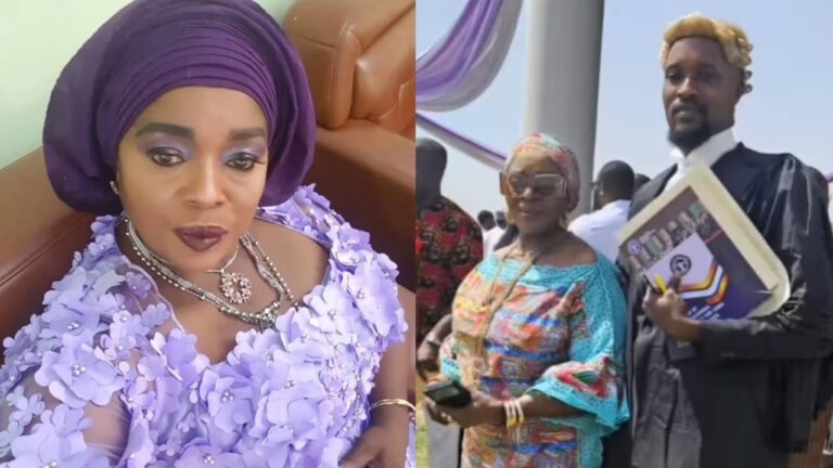 Rita Edochie Celebrates as Her Last Born Son Gets Called to Bar