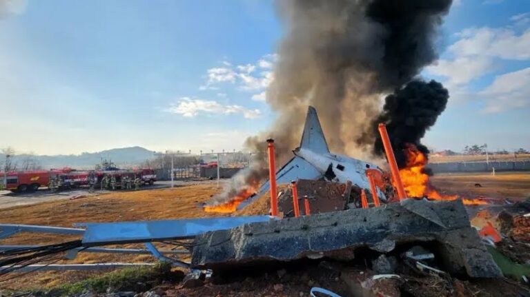 Plane Crashes in South Korea Airport, Killing Dozens
