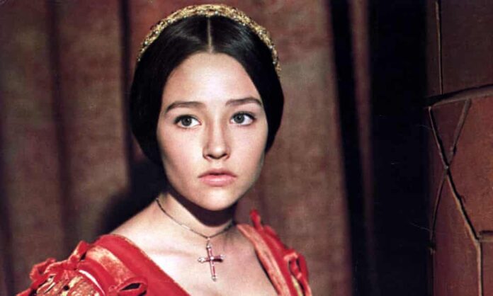 Olivia Hussey A jolt of youth … Olivia Hussey in Zeffirelli’s Romeo and Juliet (1968). Photograph: Ronald Grant Archive
