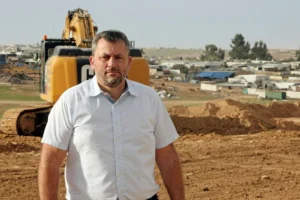 Yair Maayan, mayor of Arad.Credit: Eliyahu Hershkovitz