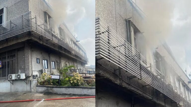 Lagos: Fire razes 7-storey building, destroys property worth millions of Naira