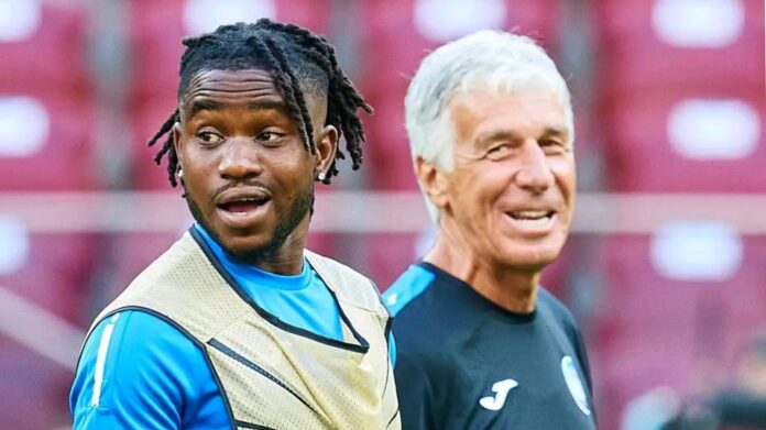 Ademola Lookman and Gian Piero Gasperini