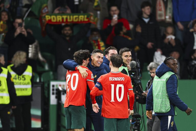 Nations League: Ronaldo Subbed Off as Trincão Fires Portugal Into Semifinals Against Denmark