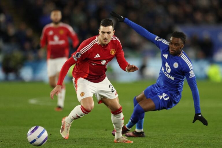Hojlund Ends Goal Drought As Man Utd Beat Leicester