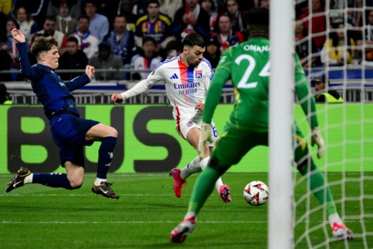 Man Utd Stumble Late In Lyon After Onana’s Costly Errors