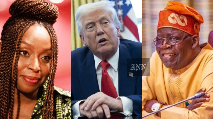 Chimamanda Ngozi Adichie, Donald Trump, Bola Tinubu