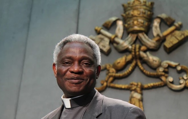 Cardinal Turkson at the Vatican Press Office. Photo: Bohumil Petrik/CNACardinal Turkson at the Vatican Press Office. Photo: Bohumil Petrik/CNA