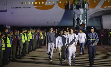 The United States on Monday sent 68 immigrants from Honduras and Colombia back to their countries. Image: Bloomberg-4842 The United States on Monday sent 68 immigrants from Honduras and Colombia back to their countries. Image: Bloomberg