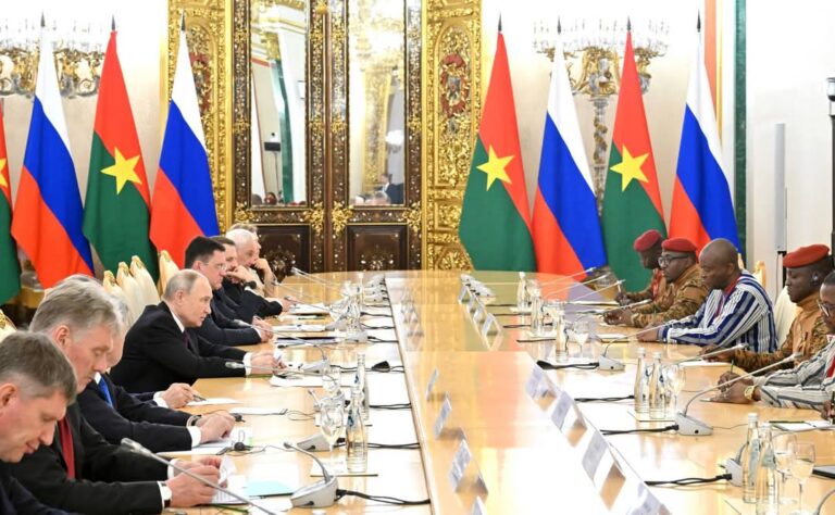 Burkina Faso’s Traore Seeks ‘Exponential’ Growth in Ties with Russia