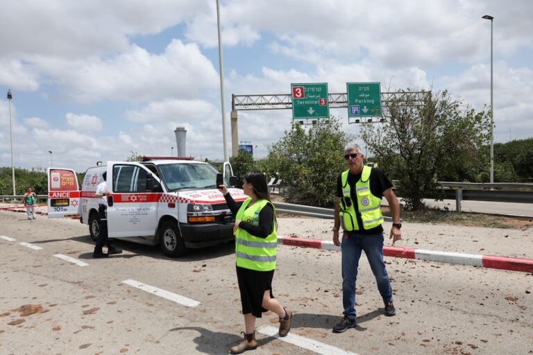 Missile Fired by Yemen’s Houthis Lands Near Israel’s Main Airport